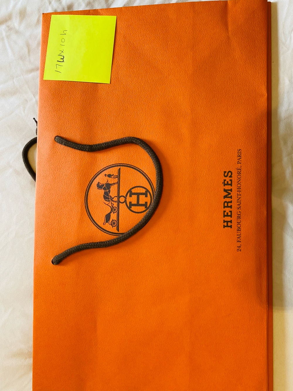 🛍️Hermes Authentic Luxury Branded Gift Bags in Various Sizes with Ribbon - Picture 10 of 12